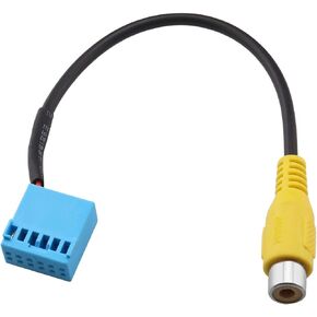 ECSiNG Car Rear Camera Cable Video RBG RCA Cable Adapter Reversing Camera MIB Plug Compatible with VW MIB Radio or Sat Nav RCD330