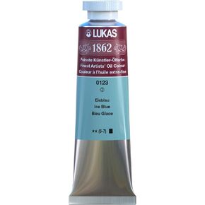 Lukas 1862 Professional Artist Oil Paint - Titanium White, 37 mL - Outstanding Lightfastness, Non-Yellowing, with Beeswax for Smooth, Buttery Texture, Consistent Hue, Ideal for Professional Artists in Kuwait