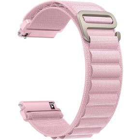 Nylon Band Compatible with Samsung Galaxy Watch 7/FE/6/5 Pro 4 3/Watch 4 6 Classic/Active/Gear S2 S3 Frontier Band, 20mm 22mm Sport Loop Strap for Galaxy Watch 47mm 43mm 45mm 40mm 44mm 42mm 46mm 41mm