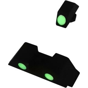 Green Dot Night Sight Compatible for Glock Models 17, 17L, 19, 22, 23, 24, 25, 26, 27, 28, 31, 32, 33, 34, 35, 37, 38, and39