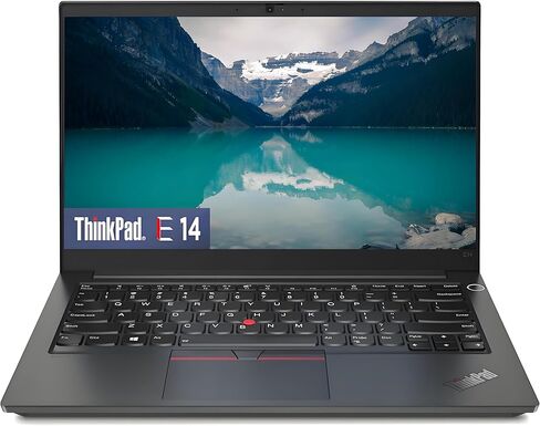 Lenovo ThinkPad E14 Gen 3 Business Laptop (14 بوصة FHD، AMD 6-Core Ryzen 5 5500U (Beat i7-1165G7)، ذاكرة وصول عشوائي 32 جيجابايت، 1 تيرابايت SSD)، إضاءة خلفية، قارئ بصمات الأصابع، نوع C، إيثرنت، Wi-Fi 6، كاميرا ويب , ويندوز 11 برو , اسود in Kuwait