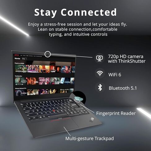 Lenovo ThinkPad E14 Gen 3 Business Laptop (14 بوصة FHD، AMD 6-Core Ryzen 5 5500U (Beat i7-1165G7)، ذاكرة وصول عشوائي 32 جيجابايت، 1 تيرابايت SSD)، إضاءة خلفية، قارئ بصمات الأصابع، نوع C، إيثرنت، Wi-Fi 6، كاميرا ويب , ويندوز 11 برو , اسود in Kuwait
