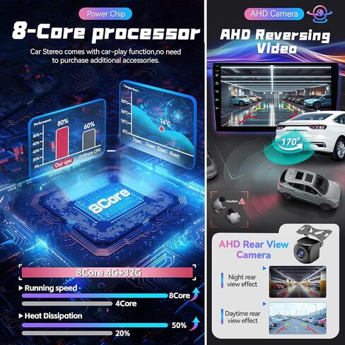 5Ghz WiFi Car Radio for Jeep Grand Cherokee WK 2010-2013 Upgrade 9 Inch 8 Core Touch Screen Car Stereo with Carplay Android Auto BT 48 EQ GPS Mirror Link Backup Camera 4+32 G in Kuwait