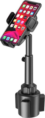 Cup Holder Phone Mount for Car, Universal Cup Holder Phone Holder for Car Truck, Cupholder Cradle with Adjustable Height, 360° Rotation, Compatible with iPhones, Andriod Phones in Saudi Arabia
