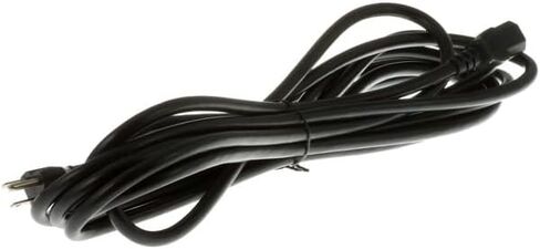 Heavy Duty Computer Power Cord 14 AWG, 15A/125V 5-15P to C13, (NEMA 5-15P to IEC-60320-C13) 3 ft, 3 Prong Power Cord, Black Lifetime Wty in Saudi Arabia