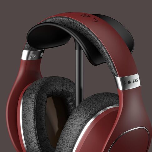 Heightened Headphone Stand, Deskt Headphone Stand with Headphone Cable Storage Clip, Heavy Duty Gaming Headphone Stand with Base Curved Storage Applicable to Sony, Bose, Beats AirPods MAX in Kuwait