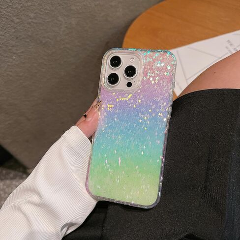 Magnetic for iPhone 17 Case Women Girls,[Compatible with MagSafe] [Holographic Iridescent Color Changing Effect] Fashion Slim Cute and Unique Matt Protective Phone Cover in Saudi Arabia