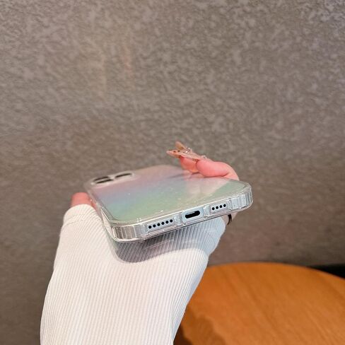 Magnetic for iPhone 17 Case Women Girls,[Compatible with MagSafe] [Holographic Iridescent Color Changing Effect] Fashion Slim Cute and Unique Matt Protective Phone Cover in Saudi Arabia