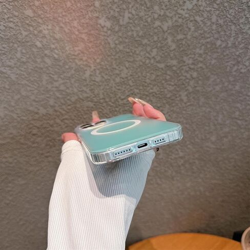 Magnetic for iPhone 17 Case Women Girls,[Compatible with MagSafe] [Holographic Iridescent Color Changing Effect] Fashion Slim Cute and Unique Matt Protective Phone Cover in Kuwait