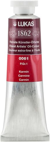 Lukas 1862 Professional Artist Oil Paint - Titanium White, 37 mL - Outstanding Lightfastness, Non-Yellowing, with Beeswax for Smooth, Buttery Texture, Consistent Hue, Ideal for Professional Artists in Saudi Arabia