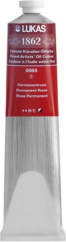Lukas 1862 Professional Artist Oil Paint - Titanium White, 37 mL - Outstanding Lightfastness, Non-Yellowing, with Beeswax for Smooth, Buttery Texture, Consistent Hue, Ideal for Professional Artists in Saudi Arabia