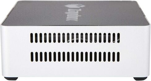 Zignbox GL02V2 كمبيوتر صغير بدون مروحة معالج Intel Celeron N4000 يصل إلى 2.6 جيجا هرتز، 4 جيجا بايت رام، 120 جيجا بايت SSD، Dual HDMI، Dual LAN، Windows 10 Pro in Kuwait