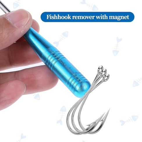 Fish Hook Quick Remover Tool, 2 Sizes Fish Hook Remover Fishing Gear Security Equipment Kits for Saltwater Security Extractor, Fishhook Unhooking Stainless Steel Release Accessories in Saudi Arabia