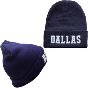 Classic Knit Beanie Cap Beanie for Men and Women, Soft Cuffed Winter Thick Hats Beanies Warm Knit Hats with Pom for Fans