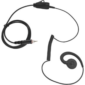 Walkie Talkie Ear Piece C Shape Earhooked Shaped Earpiece Surveillance Headset Headphone with Mic Earphone for Motorola Radio CLP-E Series CLP 1010e, CLP 1040e, CLP 1060e