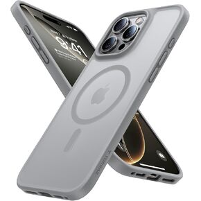 TORRAS Magnetic Shockproof for iPhone 16 Pro Max Case, [4X Military-Grade Protection] [Compatible with MagSafe] Translucent Case for iPhone 16 Pro Max Anti-Scratch Guardian 6.9"