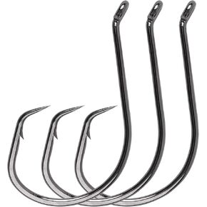 Circle Hooks Saltwater Catfish Hooks, 110pcs Offset Circle Hooks Octopus Hooks Fishing Inline Circle Hooks 2X Strong Saltwater Circle Hooks Catfishing Tackle Size 8#-10/0