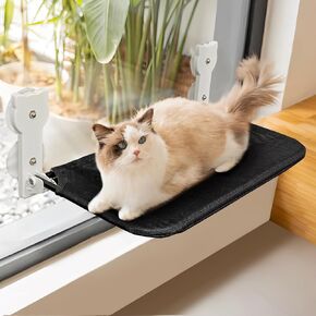 Cat Window Perch, Cat Bed Window Cushion, Soft and Comfortable Cat Window Hammock for All Seasons, Easy Install and Clean Upgraded Suction Cups