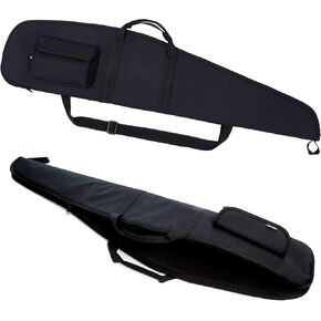 Soft Scoped Rifle Case, Tactical Gun Bag for Shotgun with Handle, Adjustable Shoulder Straps, Firearm Accessory Pocket, Available Length