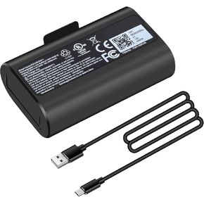 Rechargeable Battery for SimpliSafe Wireless Outdoor Security Cameras SSCAM-BAT11 SCM301 CMOB1 CM0B1,Upgraded 6000mAh Replacement for simpli Safe Camera Batteries with Charging Cable 3.65V