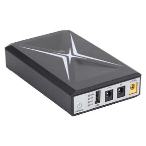 Mini UPS Battery Backup 10400mAh Uninterruptible Power Supply, Multiple Inputs, Voltage and Current, Intelligent, with Wide Application for Security Camera Router