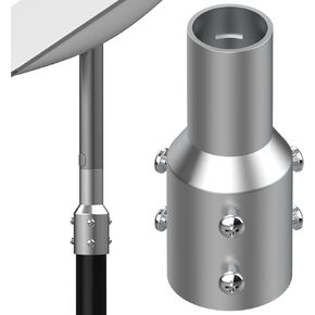Starlink Pipe Adapter, Starlink Pole Mount, Available for Starlink V2 Pipe Adapter, TV Masts and Satellite Masts are Installed, Suitable for Pipe Diameters Within 2 Inches and Starlink Connections