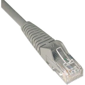 Tripp Lite Cat6 Gigabit Snagless Molded Patch Cable (RJ45 M/M) - Gray, 7-ft.(N201-007-GY)