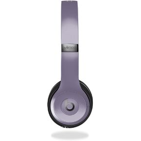 Skin Compatible with Beats Solo 4 - Solid Lavender - Premium 3M Vinyl Protective Wrap Decal Cover - Easy to Apply | Crafted in The USA by MightySkins