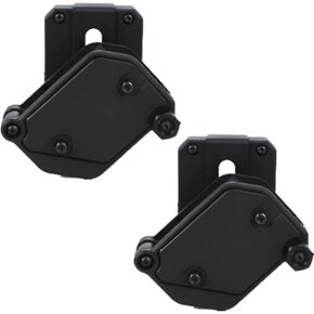 Tactical mag Pouch Set (2 Pack) - Pistol mag Pouch - IPSC Competitive Quick Fire, Multi-Angle Rotating Quick-Pull Clip, Universal Fit for Single & Double Row Magazines - molle Gear - MOLLE mag Pouch