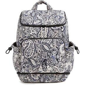 Vera Bradley Featherweight Commuter Backpack Travel Bag, Stratford Paisley