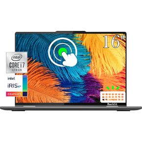 Lenovo Yoga 7i 16" 2-in-1 16:10 WUXGA Touch Screen Laptop, Intel Core i7-1355U, 2 x Thunderbolt, Fingerprint Reader, Backlit KB, Win 11, Storm Grey (16GB RAM | 1TB PCIe SSD)