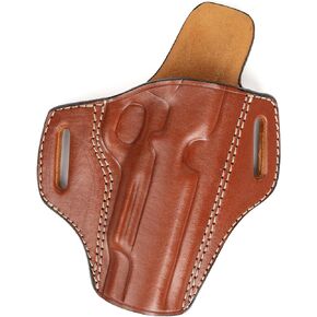 for Colt 1911 5 inch Rail Fast Draw Owb Leather Gun Holsters