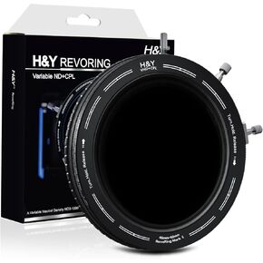 H&Y RevoRing MKⅡ Variable ND Filter, ND3-ND1000 Neutral Density Filter and CPL with Variable Thread Sizes and Locking System 82 86 92 95mm