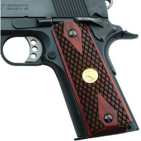 مقابض ألتامونت 1911 - الماس الإسباني - مقابض خشبية بالحجم الكامل 1911 ث. تناسب Ambi Safety معظم موديلات القائد والقياسية والحكومية لعام 1911 - صُنعت في الولايات المتحدة الأمريكية