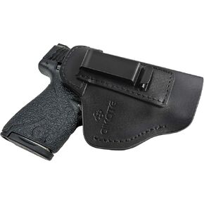 IWB Leather Holster for Concealed Carry, Inside Waistband Holsters Suitable for S&W M&P Shield, Glock 17 19 22 23 32 33 36 43, Springfield XD-S, Beretta 92FS, Sig P228 P239 Similar Handguns