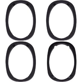 OLYCRAFT 4pcs Car Speaker Spacer Rings 6.9x9.6 Inch Door Speaker Adapter Spacer Ring Car Audio Universal Speaker Rings Plastic Speaker Spacer Rings Universal Speaker Spacer Rings for Cars Boats Trucks