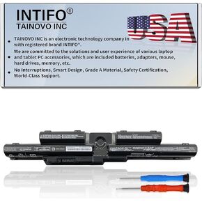 72Wh FPCBP446 Laptop Battery Compatible with Fujitsu LifeBook T725 T726 Series Notebook FPCBP446AP FMVNBP236 FPB0318S FPB0344S CP673831-01 CP702410-01 CP743061-01 [11.25V 6400mAh 6-Cell]