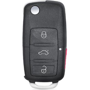 Replacement Smart Remote Car Key Fob for Volkswagen 2006-2011 NBG92596263 1K0 959 753 P 315MHz 4Buttons