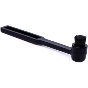 Record Player Needle Cleaning Brush, Square Carbon Fiber Stylus Brush - Black Needle Cleaner Tool for Vinyl Record Player Turntabl
