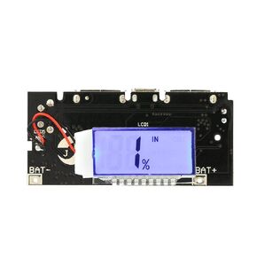 USB Lithium Battery Charging Board 5V LCD Screen Display Power Bank Module 58 * 27 * 15mm