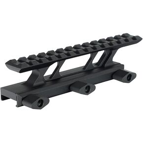 ohhunt Picatinny Riser 1.1 inch Rail Riser Cantilever Design Thumb Tightening Style Black