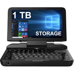 [1TB M.2 SSD Version] GPD MicroPC Micro PC 6-inch Handheld Industry Laptop Mini PC Computer Win 10 Pro Supports RS-232,RJ45,Type C,USB 3.0,8GB RAM