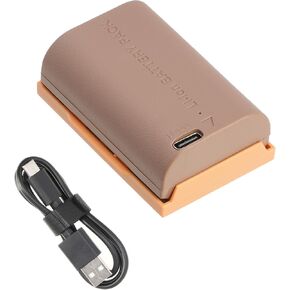 FOTGA Rechargeable Replacement of LP-E6 LP-E6NH LP-E6N Battery 2250mAh 7.2V + USB-C Charge Port for Canon EOS R R5 R5C R6 II R7 5D II III IV 5DS R 6D 6DII 60D 70D 7D 7DII 80D 90D DSLR Camera