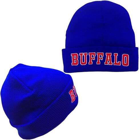 Classic Knit Beanie Cap Beanie for Men and Women, Soft Cuffed Winter Thick Hats Beanies Warm Knit Hats with Pom for Fans in Kuwait