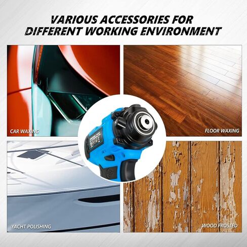 ‎DNA MOTORING TOOLS-00236 مجموعة أدوات مفك كهربائي لاسلكي قابل لإعادة الشحن 3.6 فولت مع ضوء عمل LED، أزرق in Kuwait