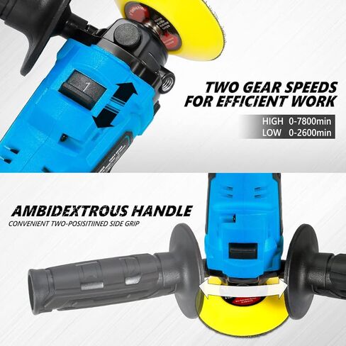 ‎DNA MOTORING TOOLS-00236 مجموعة أدوات مفك كهربائي لاسلكي قابل لإعادة الشحن 3.6 فولت مع ضوء عمل LED، أزرق in Kuwait