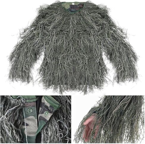 EAmber Ghillie Suit 3D Youth Camo Camouflage Hunting Apparel Clothing Youth in Saudi Arabia
