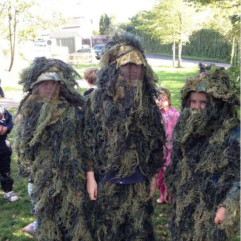 EAmber Ghillie Suit 3D Youth Camo Camouflage Hunting Apparel Clothing Youth in Saudi Arabia