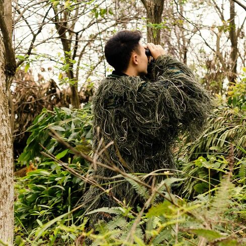 EAmber Ghillie Suit 3D Youth Camo Camouflage Hunting Apparel Clothing Youth in Saudi Arabia