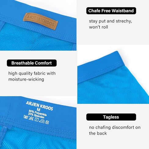 سراويل داخلية مثيرة للرجال من Casey Kevin للرجال قابلة للتنفس وشبكة مثيرة شفافة من خلال الملابس الداخلية المنتفخة وحقيبة الجذع in Kuwait